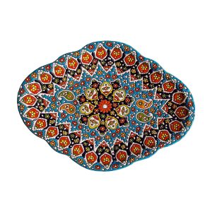 دیس میناکاری روی سفال