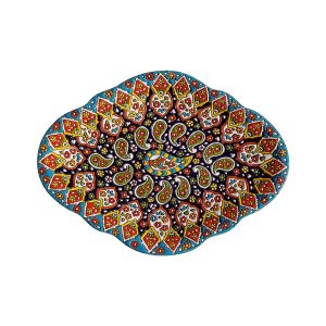دیس میناکاری روی سفال