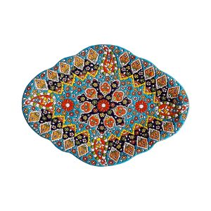 دیس میناکاری روی سفال