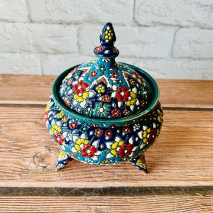 شکلات‌خوری میناکاری سه‌پایه متوسط
