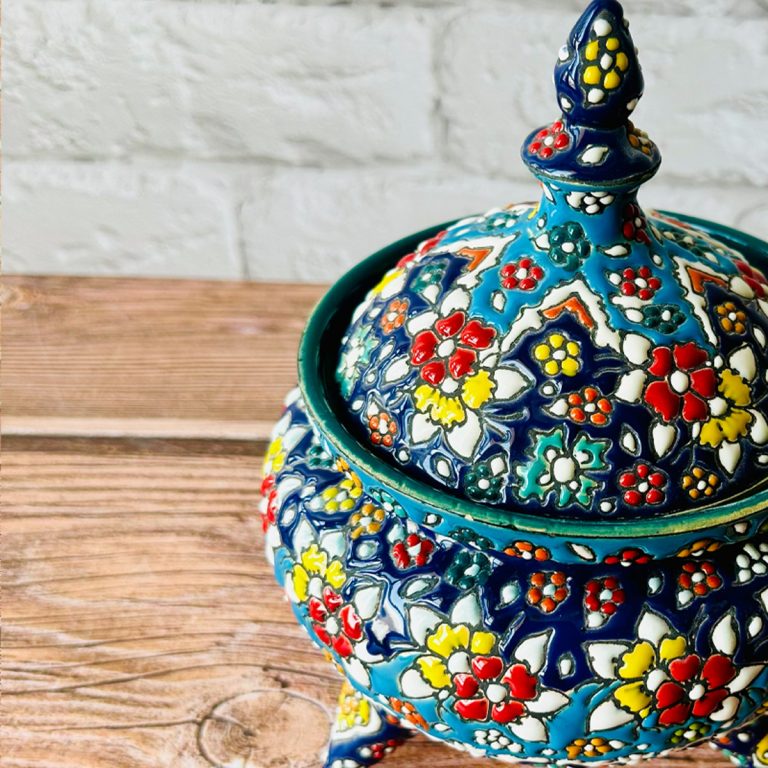 شکلاتخوری میناکاری سهپایه متوسط